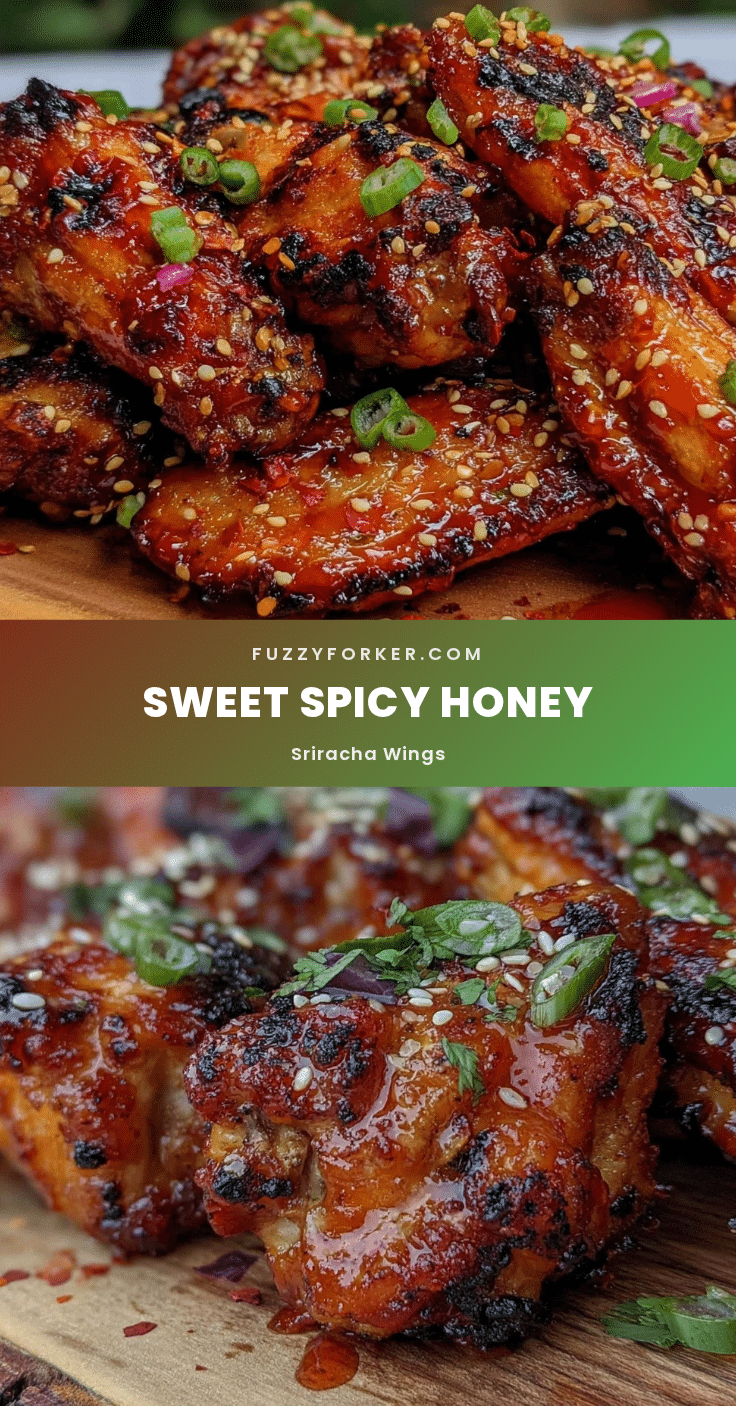 honey sriracha grilled chicken wings recipe