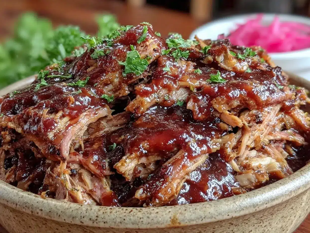 instant pot pulled pork preparation steps