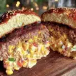 jalapeño popper stuffed burgers - featured image