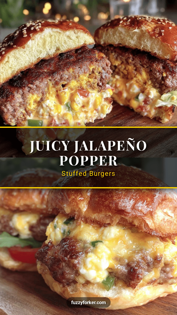 jalapeño popper stuffed burgers recipe