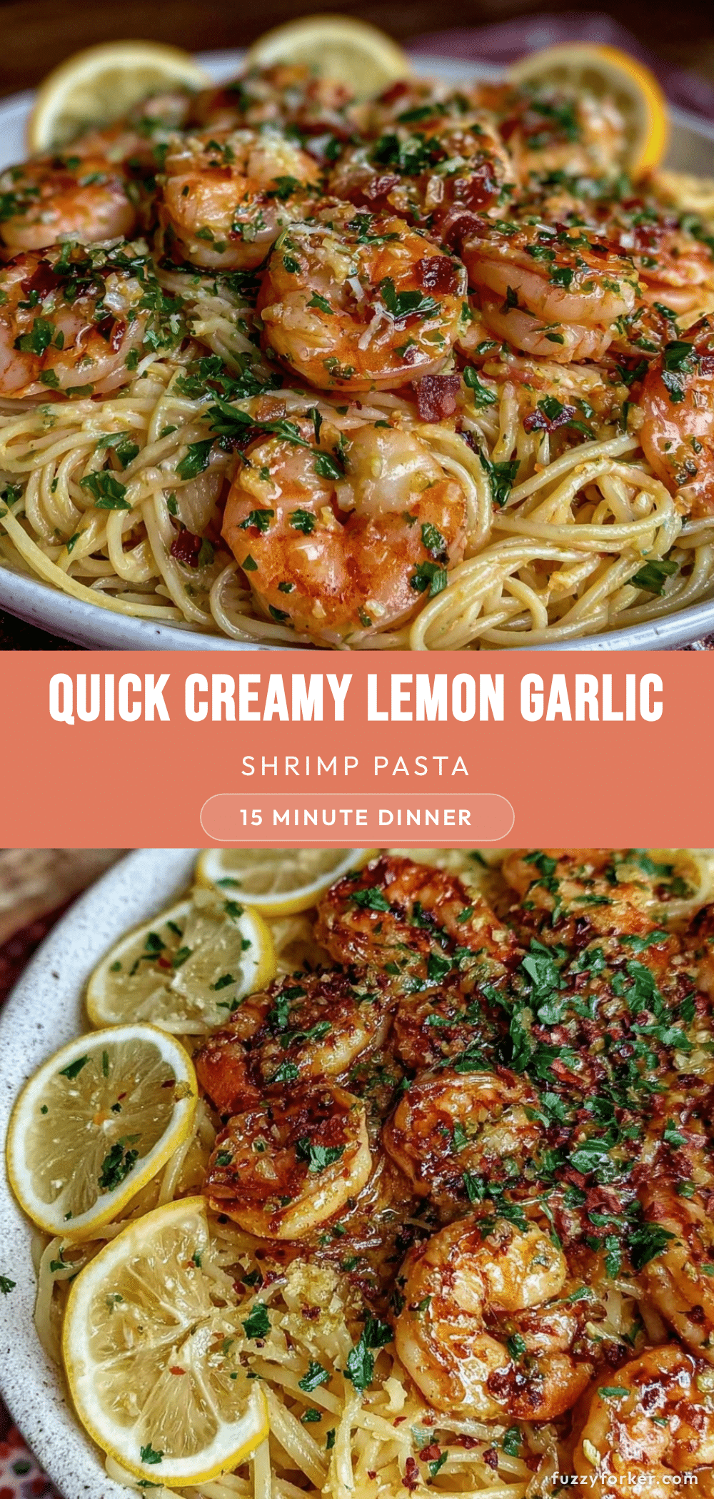 lemon garlic butter shrimp pasta recipe