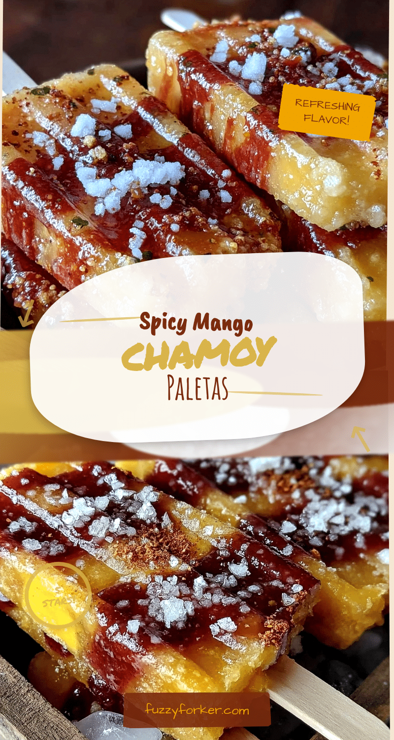 Mango Chamoy Paletas recipe