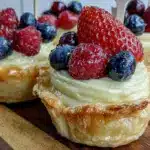 mini flag berry tarts - featured image