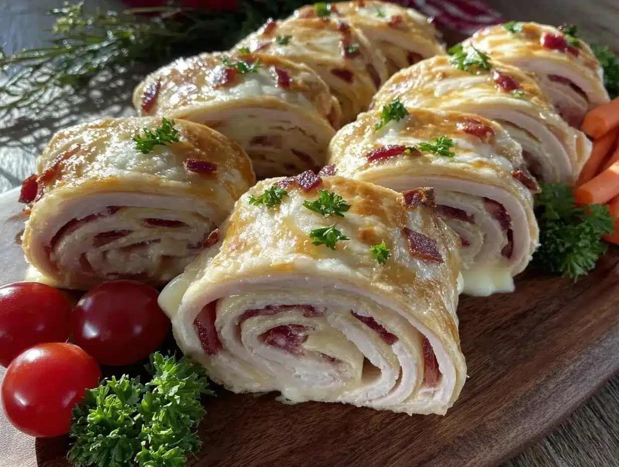 mini turkey and cheese roll-ups preparation steps