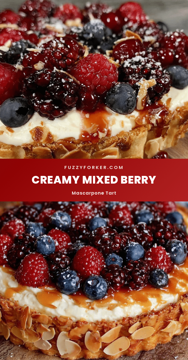 Mixed Berry Mascarpone Tart recipe