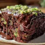 moist chocolate zucchini cake - featured image