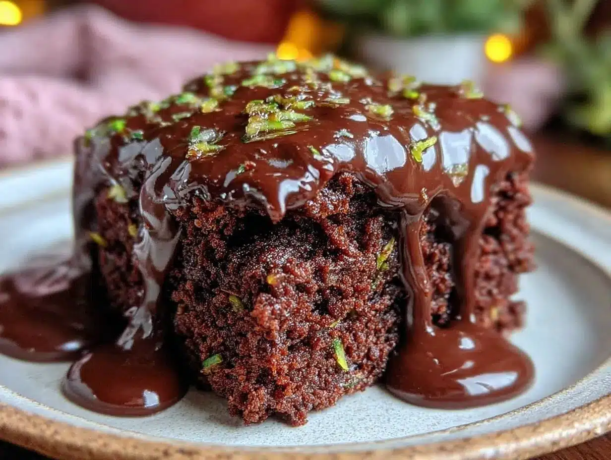 moist chocolate zucchini cake preparation steps