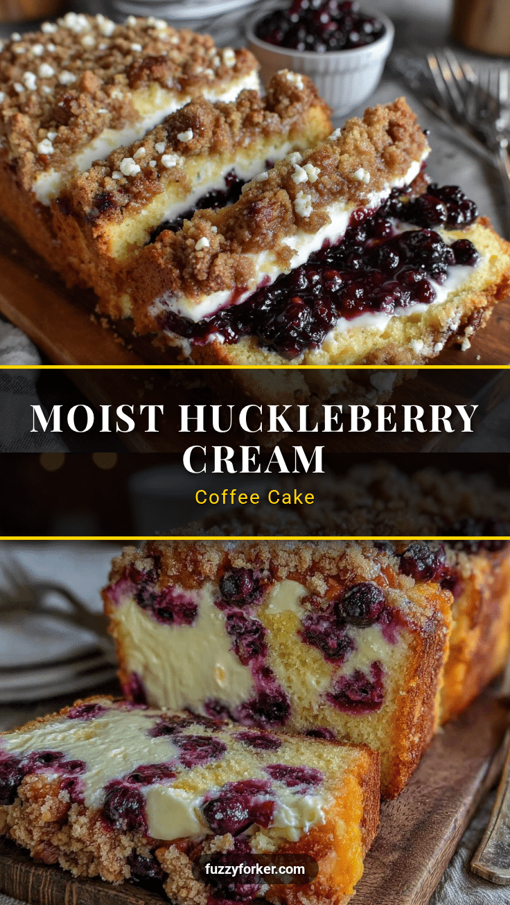 moist huckleberry cream cheese coffee cake recipe