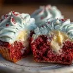 moist red velvet cupcakes - featured image
