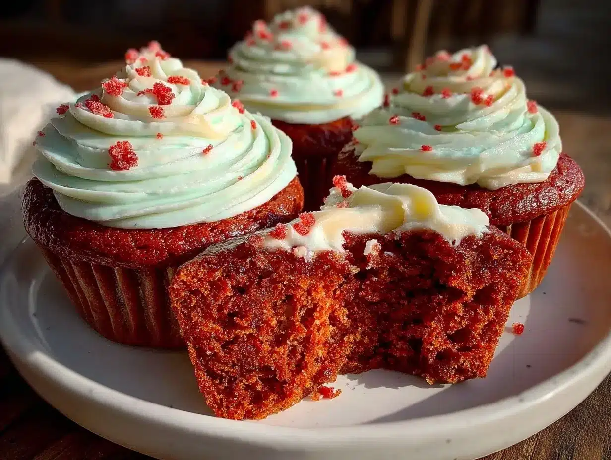 moist red velvet cupcakes preparation steps
