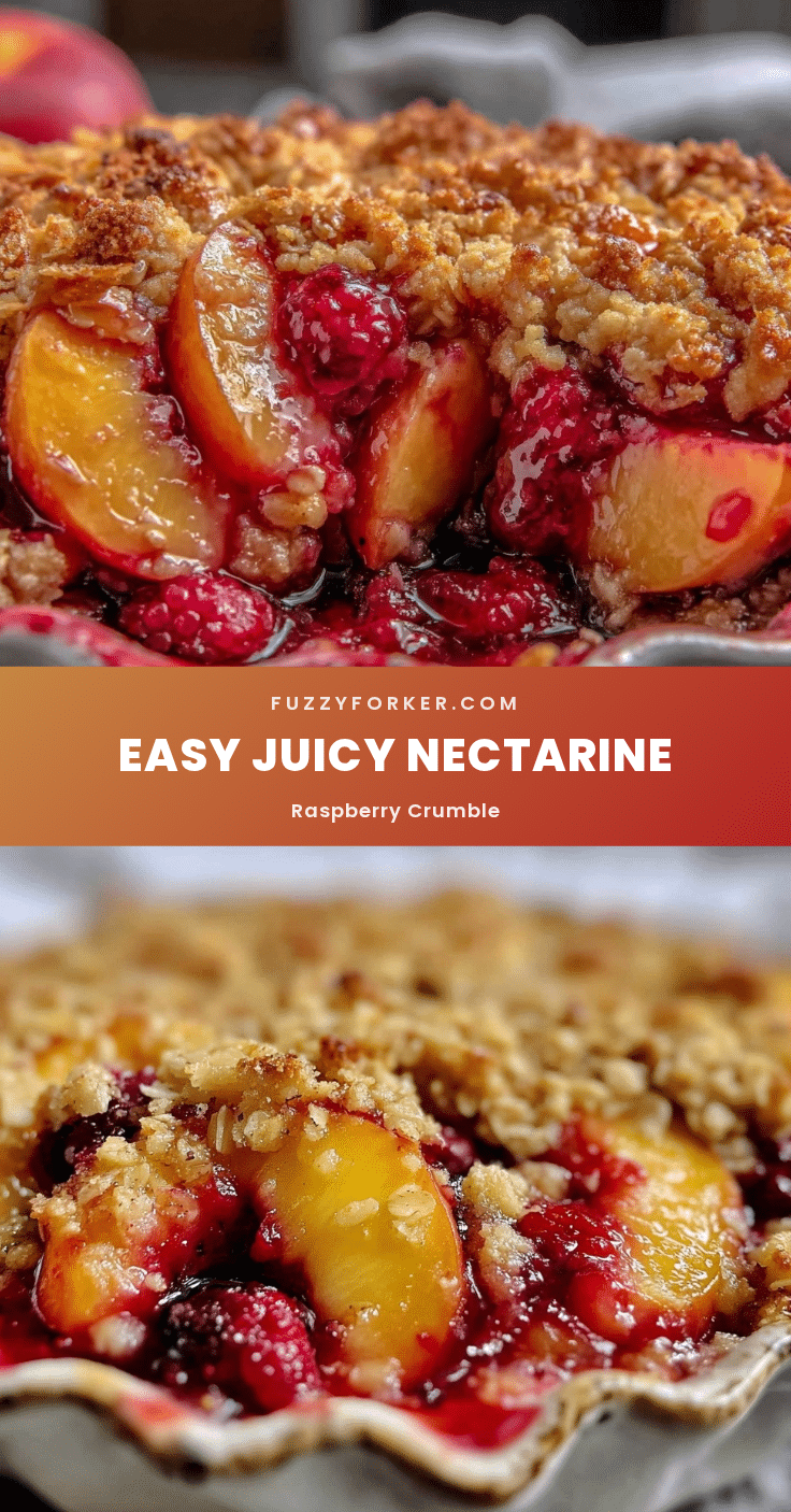 nectarine raspberry crumble recipe recipe