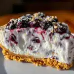 no-bake huckleberry cheesecake - featured image