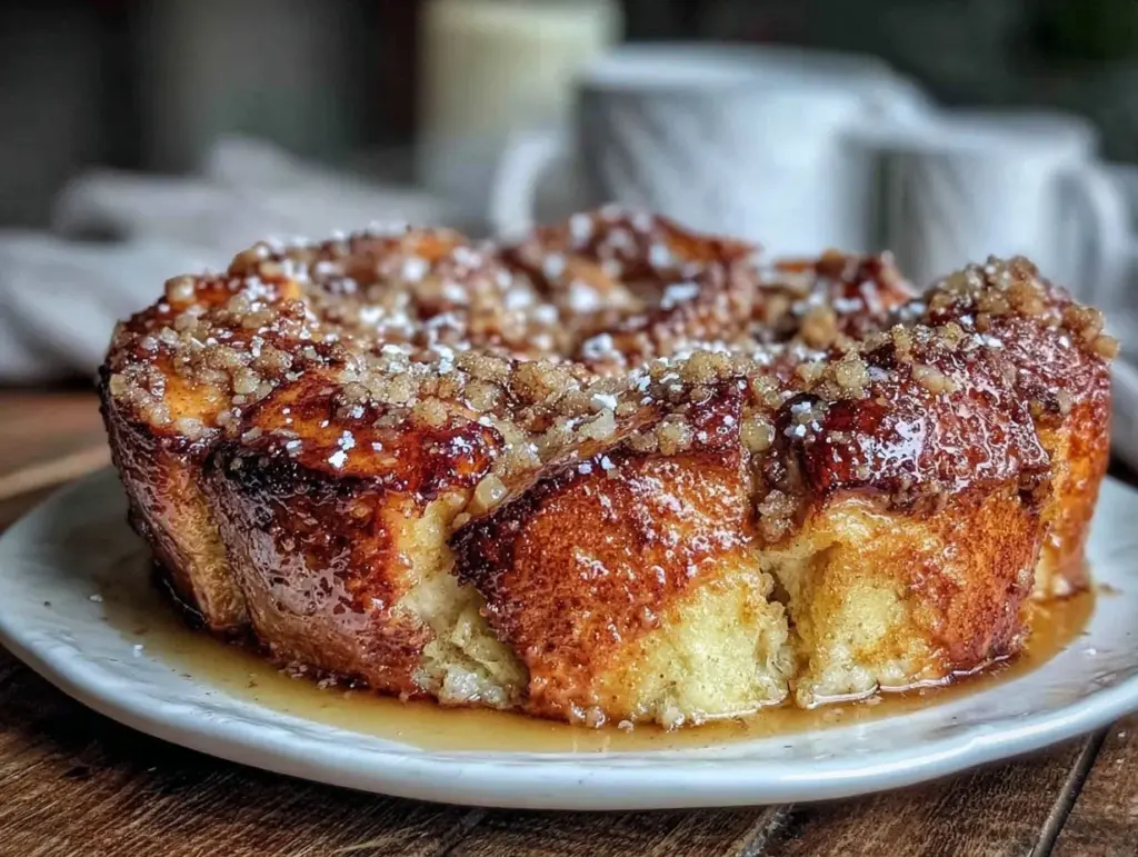 overnight french toast casserole - featured image