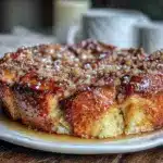 overnight french toast casserole - featured image