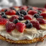 patriotic fruit pizza - featured image