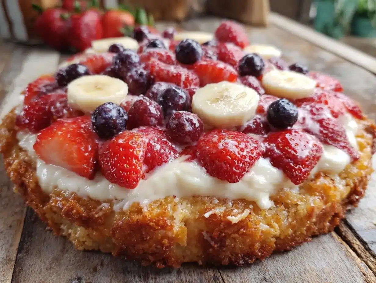 patriotic fruit pizza preparation steps