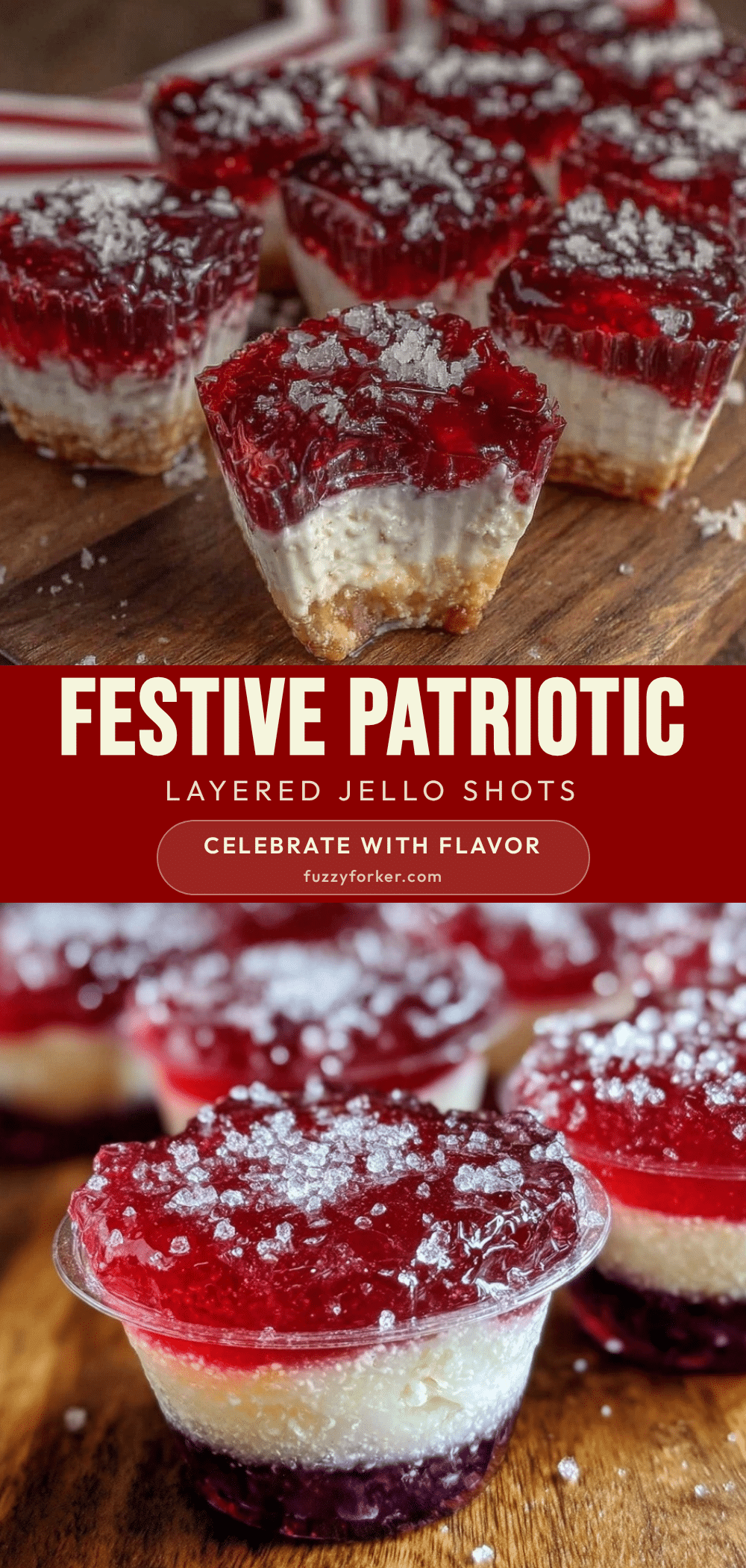 patriotic layered jello shots recipe