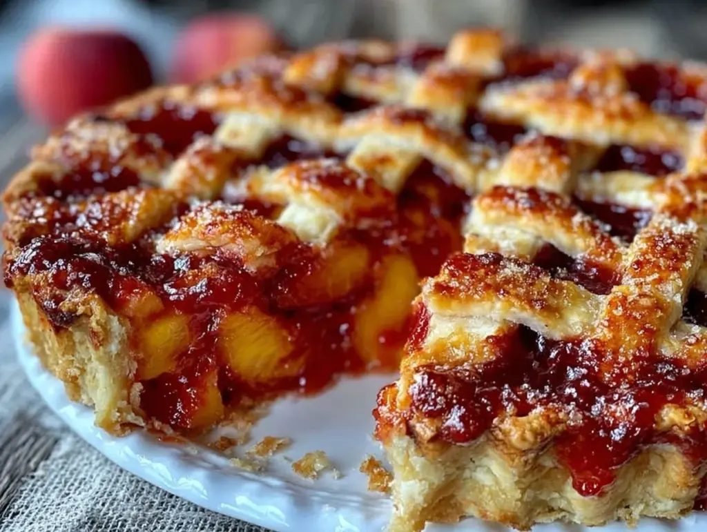 perfect fresh peach pie - featured image