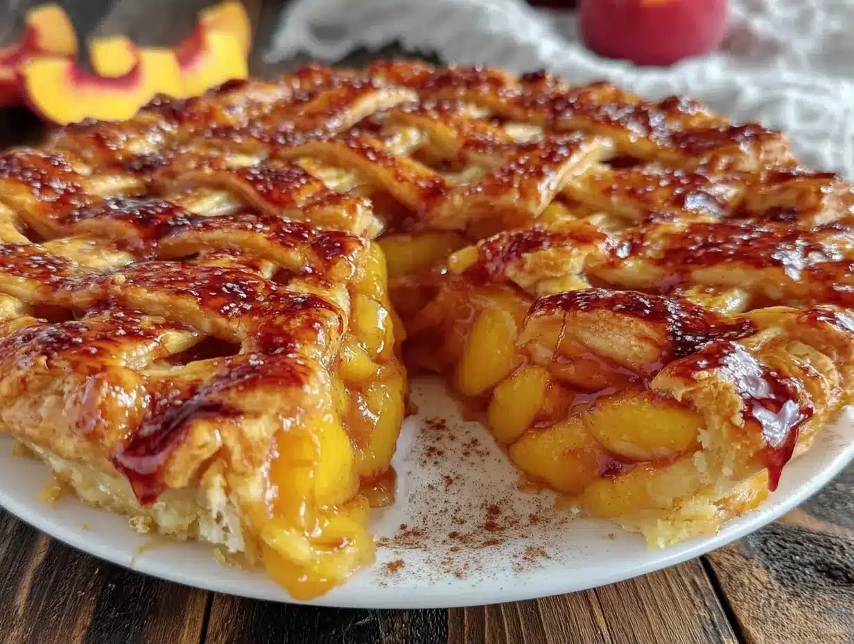 perfect fresh peach pie preparation steps