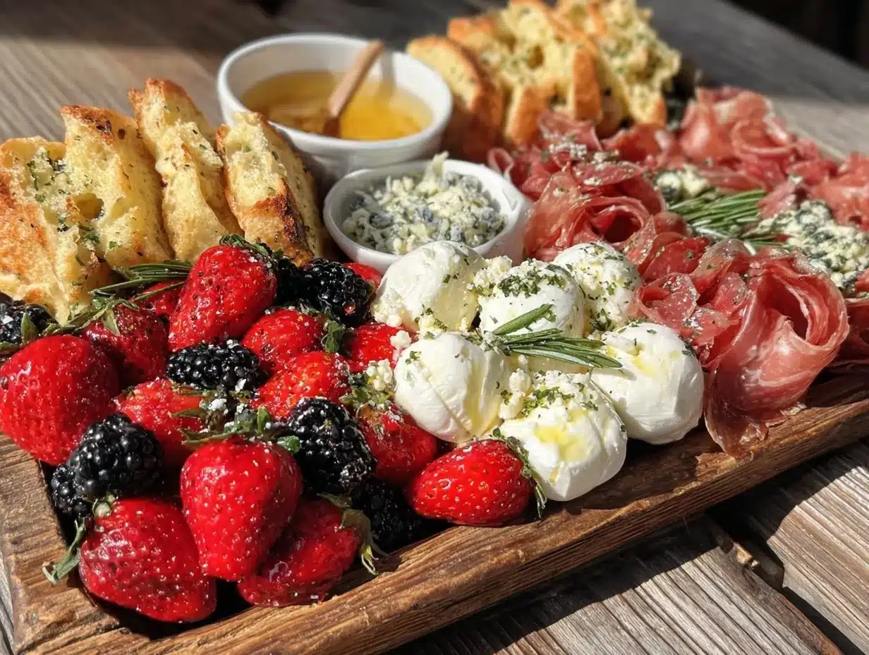 perfect patriotic charcuterie board preparation steps