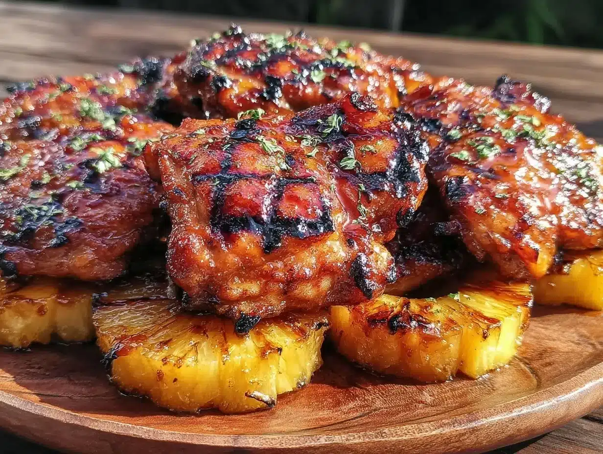 pineapple teriyaki chicken thighs preparation steps