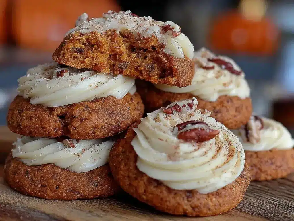 pumpkin spice cookies - featured image
