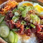 quick korean beef bowl - featured image