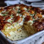 seafood lasagna with white wine cream sauce - featured image