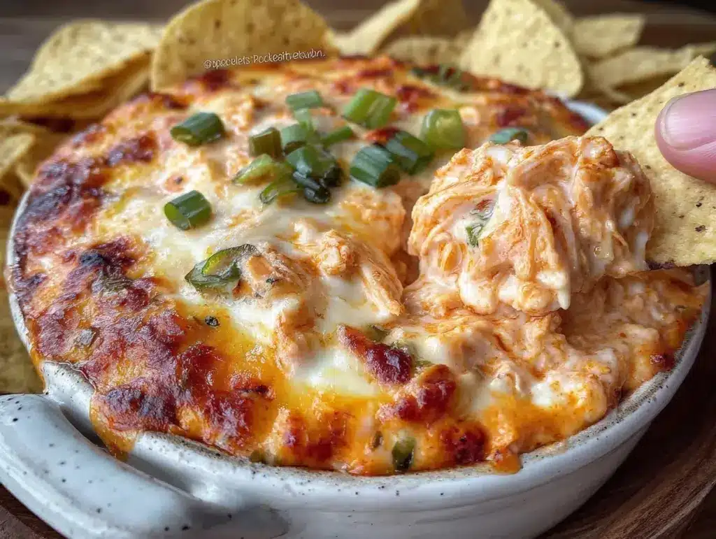 slow cooker buffalo chicken dip - featured image