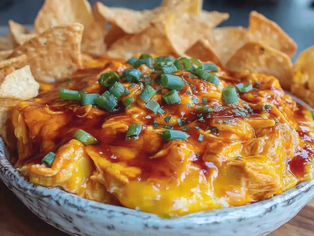 slow cooker buffalo chicken dip preparation steps