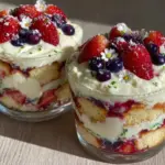 star-spangled berry trifle - featured image