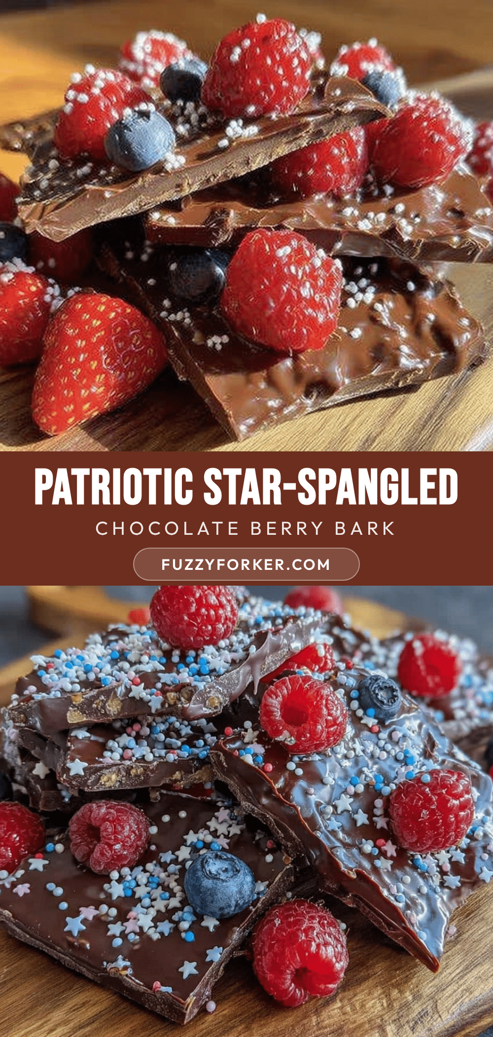 star-spangled chocolate bark recipe
