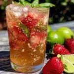 strawberry basil mojito pitcher - featured image