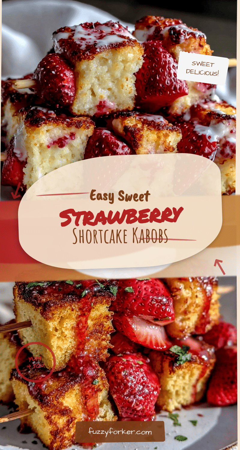 strawberry shortcake kabobs recipe