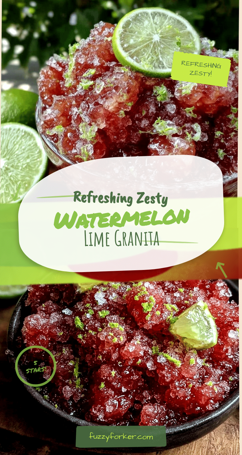 watermelon lime granita recipe