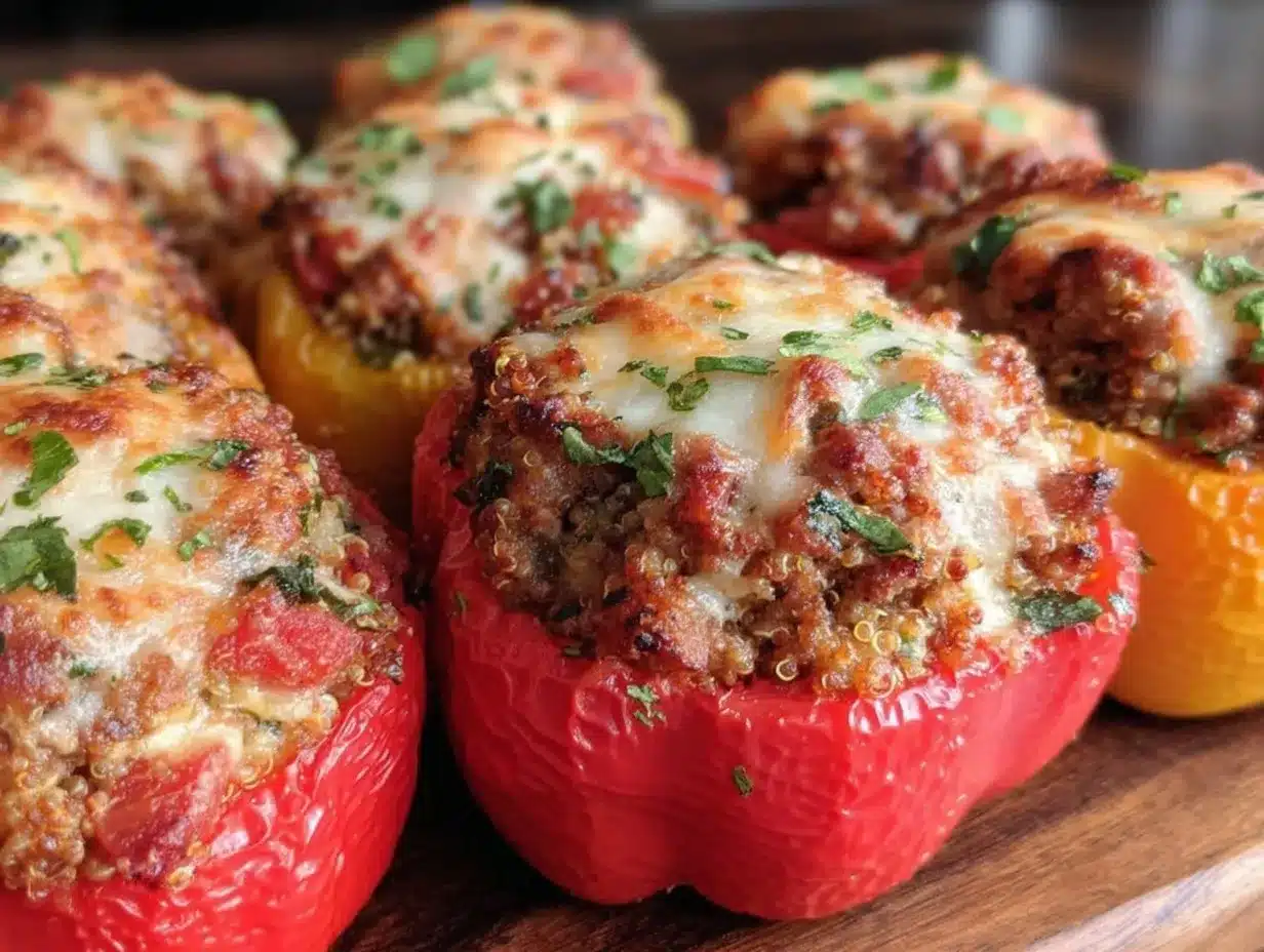 baked stuffed bell peppers preparation steps