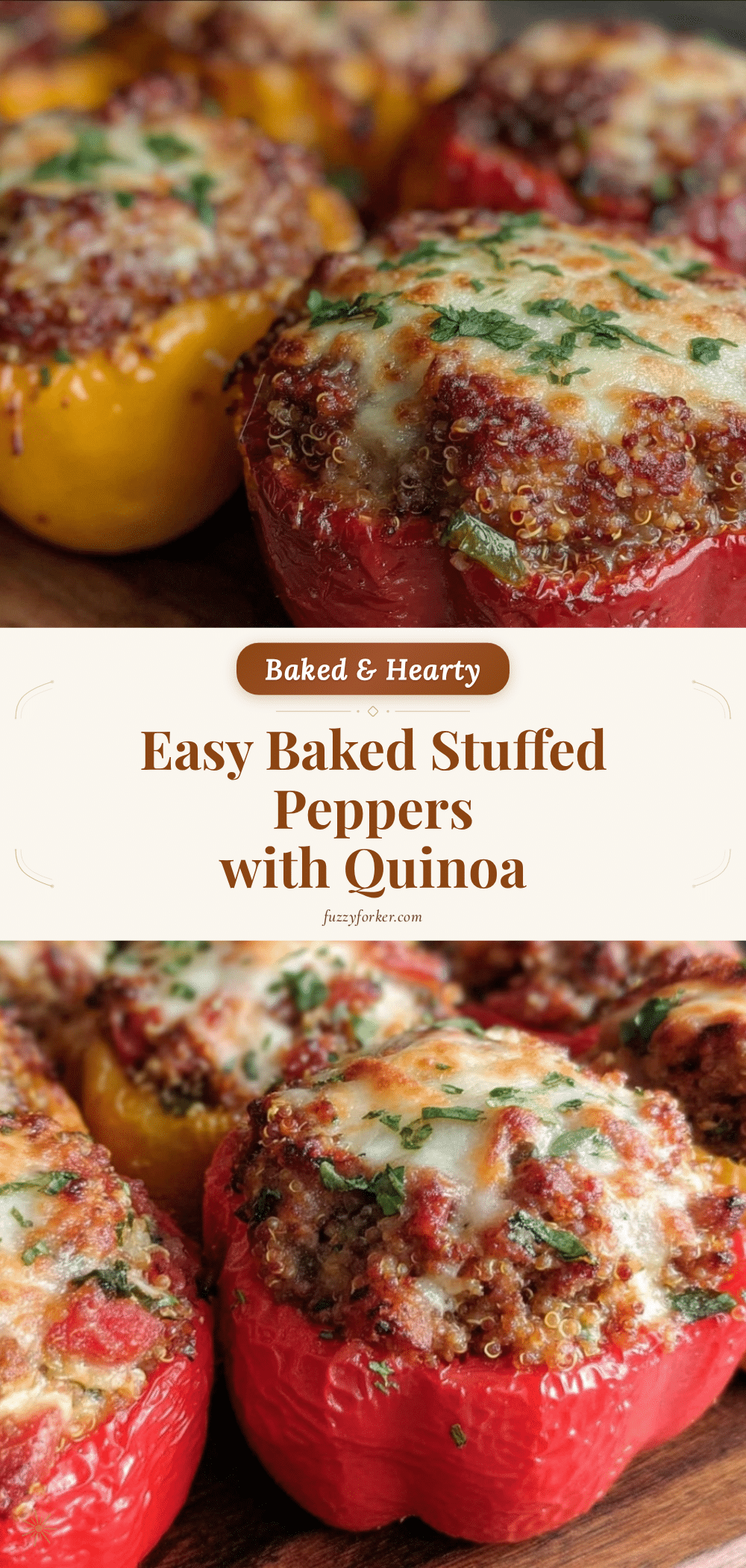 baked stuffed bell peppers recipe