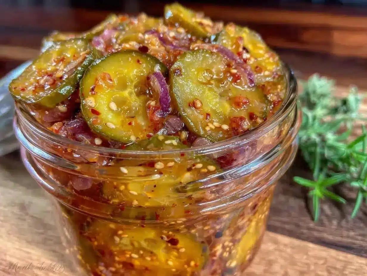 bread and butter pickles preparation steps