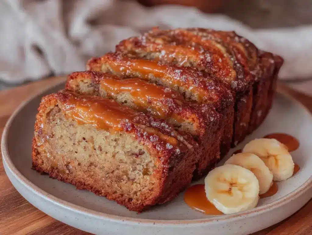 brown butter banana bread - featured image