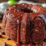 brown butter chocolate zucchini bundt cake - featured image