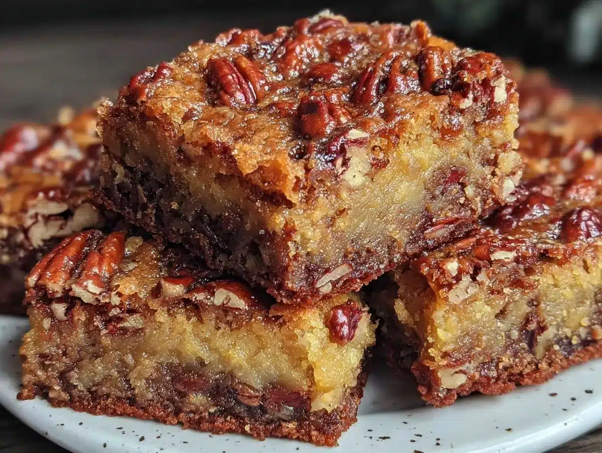 brown butter maple pecan blondies preparation steps
