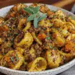 butternut squash sausage pasta - featured image