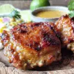 chipotle lime grilled chicken thighs - featured image