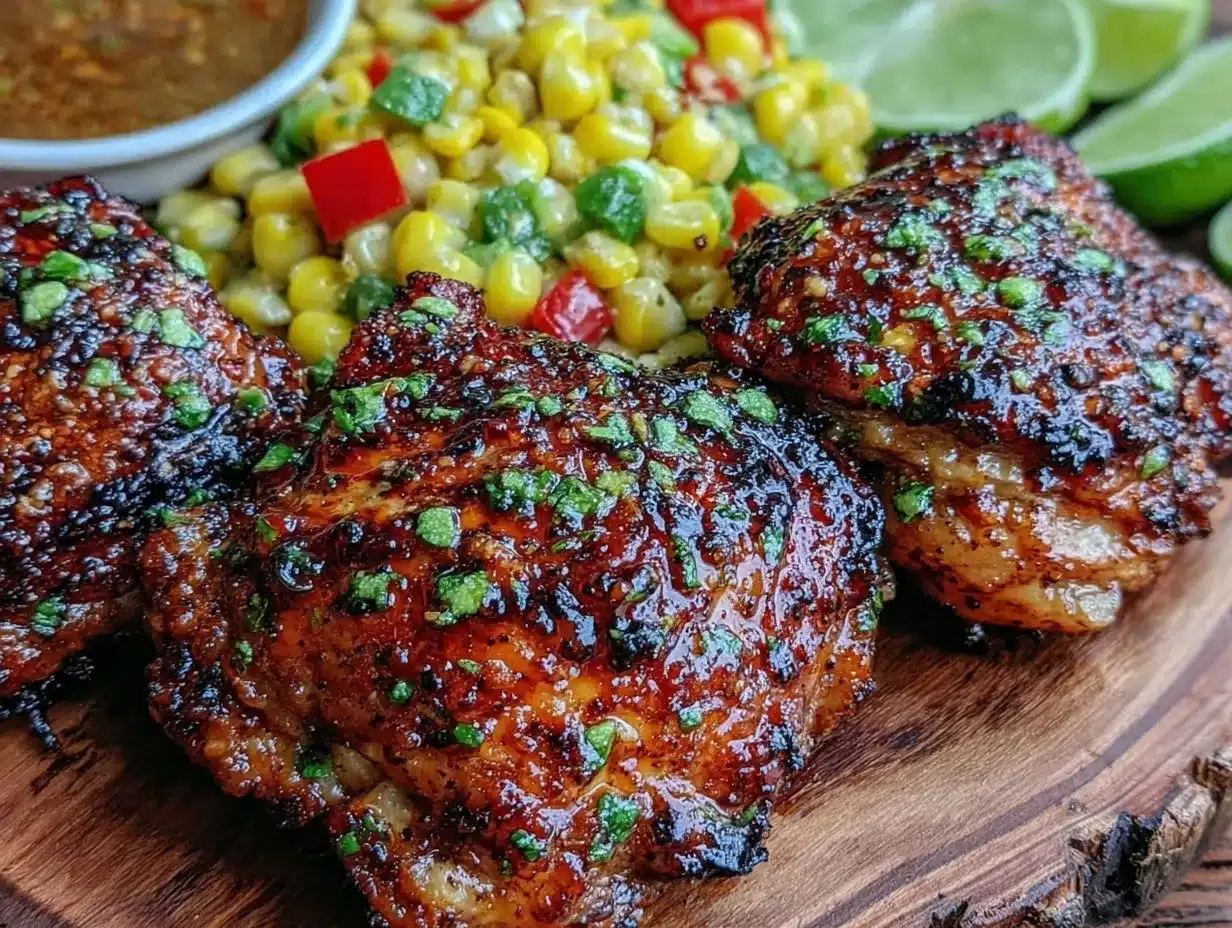 chipotle lime grilled chicken thighs preparation steps