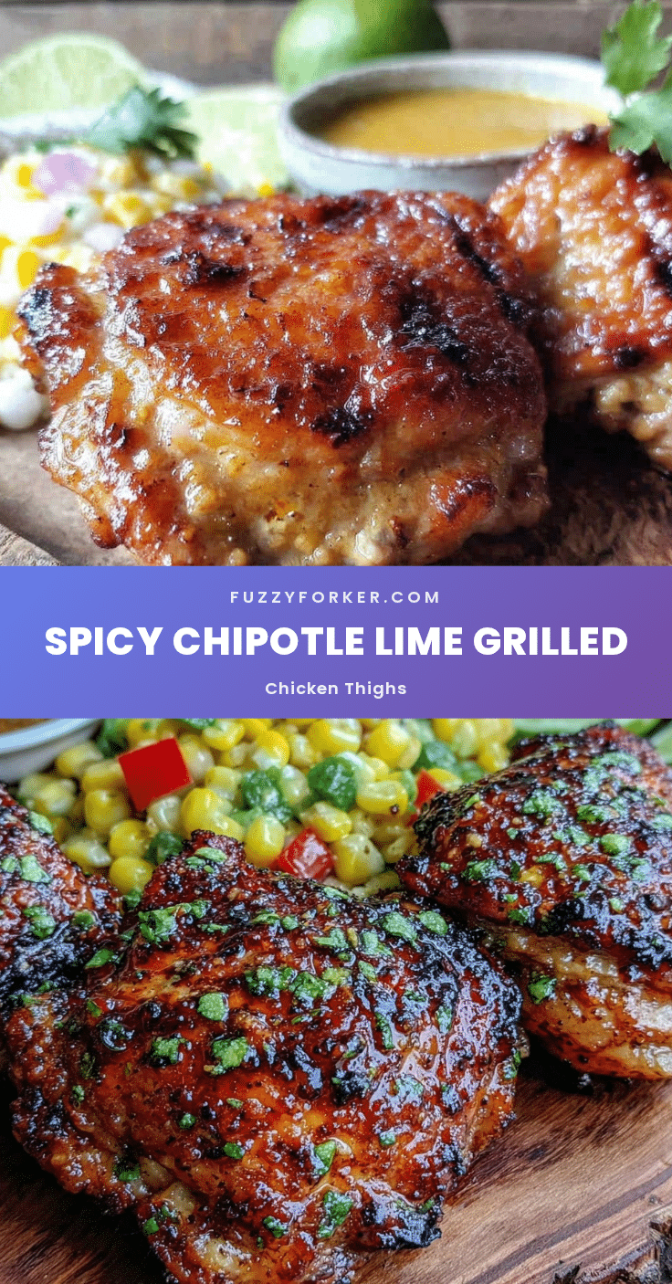 chipotle lime grilled chicken thighs recipe