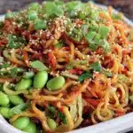 cold sesame noodle lunch box - featured image