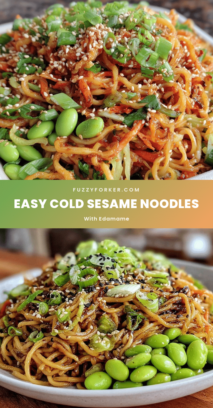 cold sesame noodle lunch box recipe