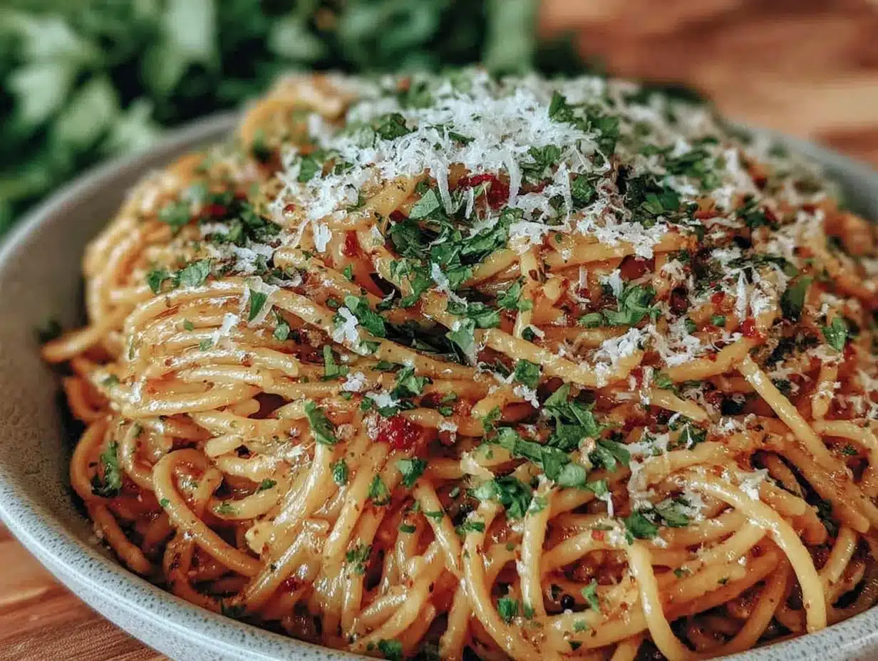 creamy garlic butter pasta preparation steps