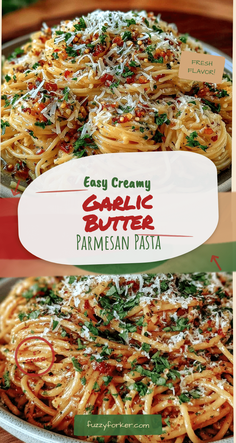 creamy garlic butter pasta recipe
