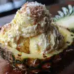 creamy mango coconut sorbet - featured image